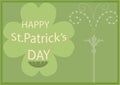 St patricks day frame border background Royalty Free Stock Photo