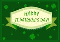 St patricks day frame border background Royalty Free Stock Photo