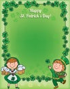 St. Patricks Day frame Royalty Free Stock Photo