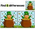 St. Patricks Day Leprechaun Find The Differences