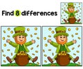 St. Patricks Day Leprechaun Find The Differences