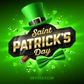 St Patricks Day party invitation