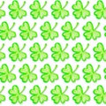 St. Patricks Day seamless pattern Royalty Free Stock Photo