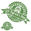 St. Patricks Day Stamps Royalty Free Stock Photo