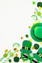 St Patricks Day vertical banner template