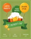 St. Patrics Day poster Royalty Free Stock Photo