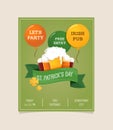 St. Patrics Day poster Royalty Free Stock Photo