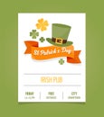 St. Patrics Day poster Royalty Free Stock Photo