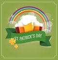 St. Patrics Day poster Royalty Free Stock Photo