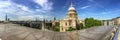 St Paul Cathedral panoramic view, London.