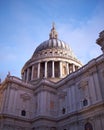 St. Paul dome, London Royalty Free Stock Photo