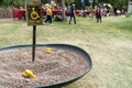 Gravel pit play area, handicap accessible, for kids to use their imagination