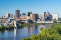 St. Paul, Minnesota Skyline Royalty Free Stock Photo