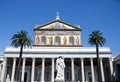 St. Paul Outside the wall Basilica - Rome Royalty Free Stock Photo