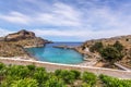 St Paul`s Bay, Lindos, Rhodes Royalty Free Stock Photo