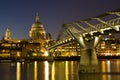 St. Paul's cathedral during the blue hour