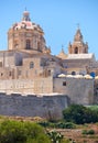 St. Paul`s Cathedral, Mdina, Malta Royalty Free Stock Photo