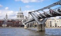 St Paul's Cathedral and the Millenium footbridge