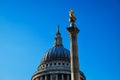 St Paul's Cathedral and Paternoster Square Column Royalty Free Stock Photo