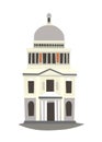 St. Paul`s Cathedral vector Illustration Royalty Free Stock Photo