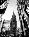 St. Paul`s Chapel of Trinity Church Wall Street Royalty Free Stock Photo