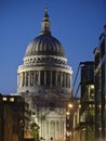 St Paul's Church at Night Royalty Free Stock Photo