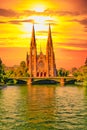 St. Paul`s Church, Strasbourg Royalty Free Stock Photo