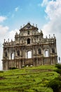 St Paul's Ruins, iconic church in Macau, Chin