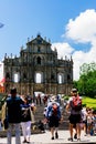 St. Paul s Ruins in Macau Royalty Free Stock Photo