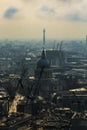 St Paul's Cathedral and the london skyline Royalty Free Stock Photo