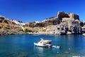 St Pauls Bay Lindos Rhodes Greece Royalty Free Stock Photo