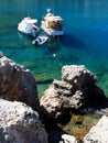 St Pauls Bay Lindos Rhodes Greece Royalty Free Stock Photo