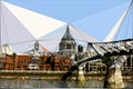 St Pauls Cathedral Triangular illustration Royalty Free Stock Photo