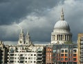 St Pauls London under dark skies