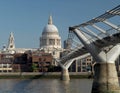 St Pauls and Millennium bridge