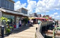 John`s Pass Boardwalk in St Pete Beach in Florida Royalty Free Stock Photo