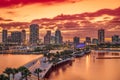 St. Pete, Florida, USA Downtown City Skyline Royalty Free Stock Photo