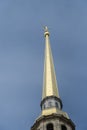 St Peter And Paul Cathedral Spire In Saint Petersburg, Russia