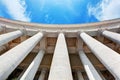 St. Peter's Basilica colonnades, columns in Vatican City. Royalty Free Stock Photo