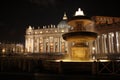 St. Peter's Basilica and fountain