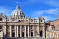 St Peter's Basilica,Rome Royalty Free Stock Photo