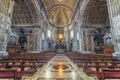 St Peter`s basilica in Rome Royalty Free Stock Photo