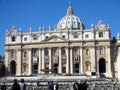 St. Peter's Basilica, St. Peter's Square, Vatican Royalty Free Stock Photo