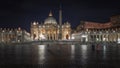 St. Peter`s Basilica On St. Peter`s Square In Vatican, Rome, Italy