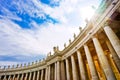 St. Peter`s Basilica in a sunny day in Vatican Royalty Free Stock Photo