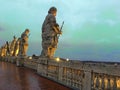 St. Peter`s Basilica in Vatican City Royalty Free Stock Photo