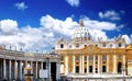 St. Peter's Basilica, Vatican City. Italy Royalty Free Stock Photo