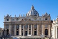 St. Peter`s Basilica, Vatican City, Italy Royalty Free Stock Photo