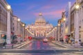 St. Peter`s Basilica, Vatican City in Rome Italy