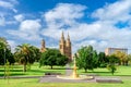 St. Peter`s Cathedral in Adelaide city Royalty Free Stock Photo